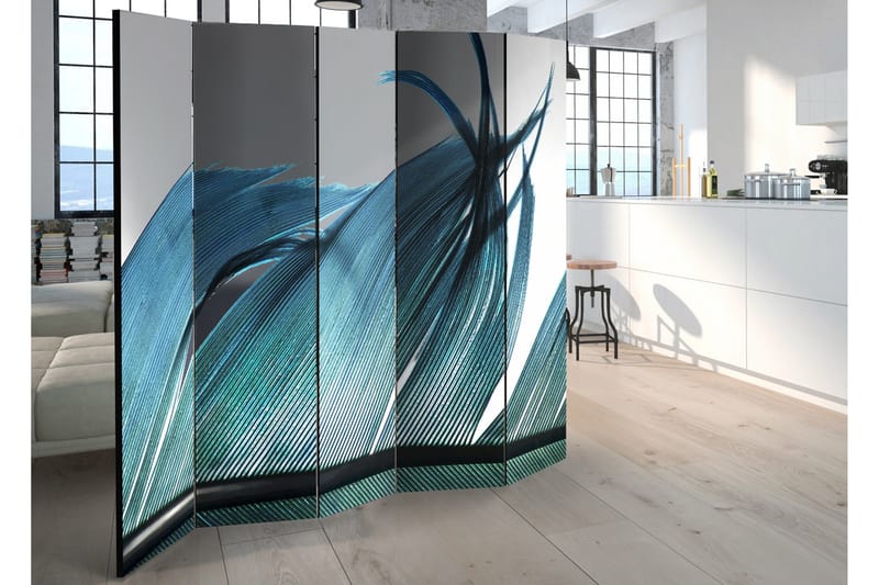 Tilanjakaja Turquoise Feather 225x172 - Artgeist sp. z o. o. - Sisustustuotteet - Tilanjakaja & sermi