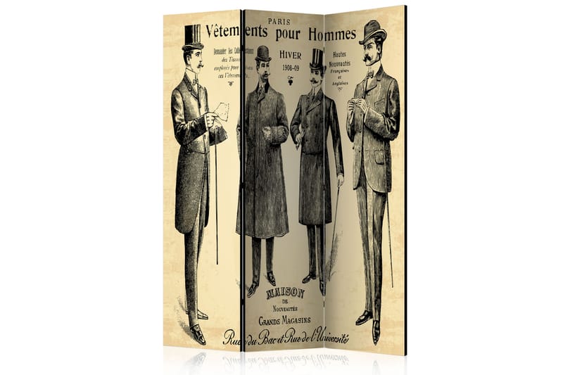 Tilanjakaja Vêtements Pour Homme 135x172 - Artgeist sp. z o. o. - Sisustustuotteet - Tilanjakaja & sermi