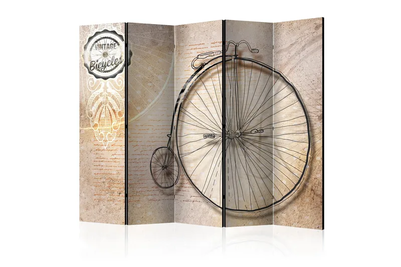 Tilanjakaja Vintage bicycles - sepia II 225x172, Artgeist sp. z o. o.