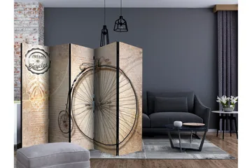 Tilanjakaja Vintage bicycles - sepia II 225x172 - Artgeist sp. z o. o. - Sisustustuotteet - Tilanjakaja & sermi