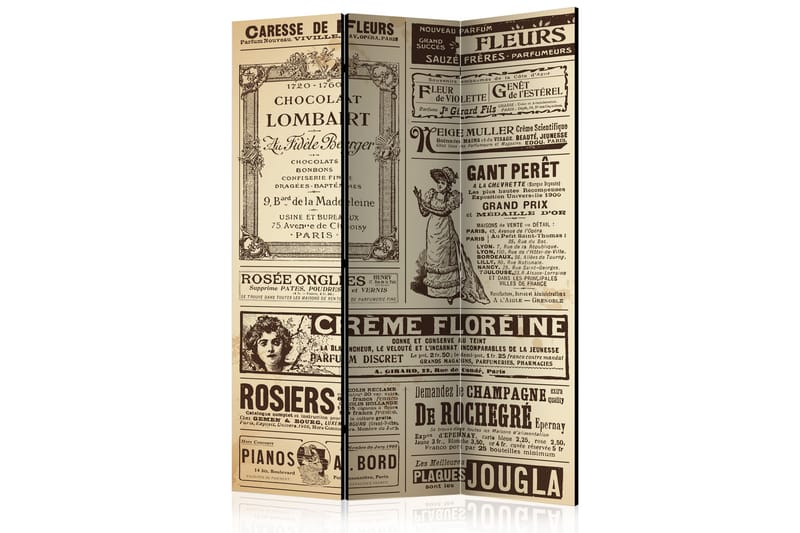 Tilanjakaja Vintage Magazines 135x172 - Artgeist sp. z o. o. - Sisustustuotteet - Tilanjakaja & sermi