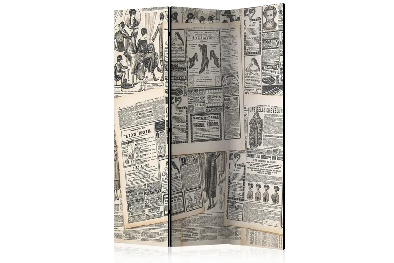 Tilanjakaja Vintage Newspapers 135x172, Artgeist sp. z o. o.