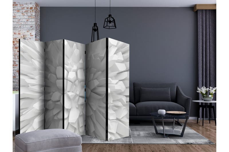 Tilanjakaja White dahlia II 225x172 - Artgeist sp. z o. o. - Sisustustuotteet - Tilanjakaja & sermi