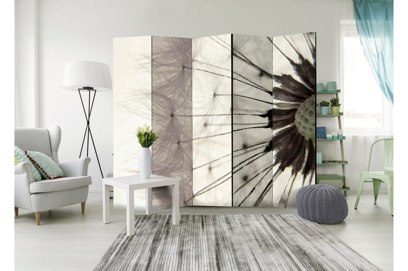 Tilanjakaja White Dandelion 225x172 - Artgeist sp. z o. o. - Sisustustuotteet - Tilanjakaja & sermi