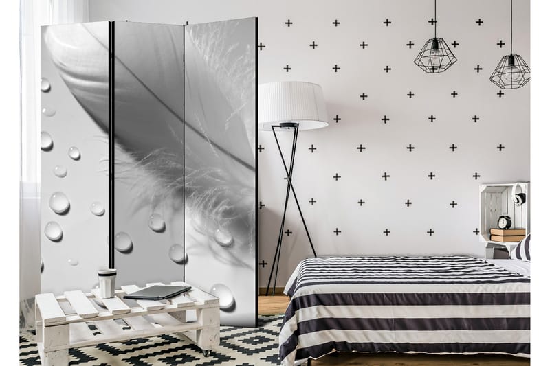 Tilanjakaja White Feather 135x172 - Artgeist sp. z o. o. - Sisustustuotteet - Tilanjakaja & sermi