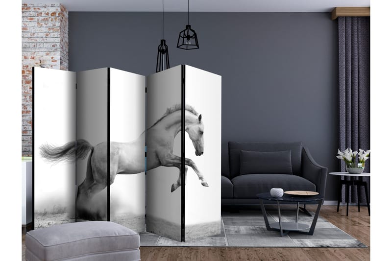 Tilanjakaja White gallop II 225x172 - Artgeist sp. z o. o. - Sisustustuotteet - Tilanjakaja & sermi