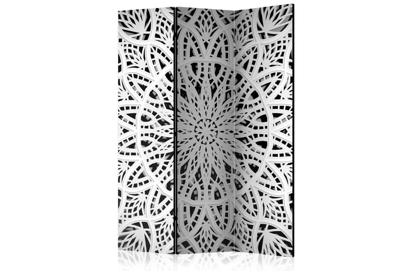 Tilanjakaja White Mandala 135x172 - Artgeist sp. z o. o. - Sisustustuotteet - Tilanjakaja & sermi