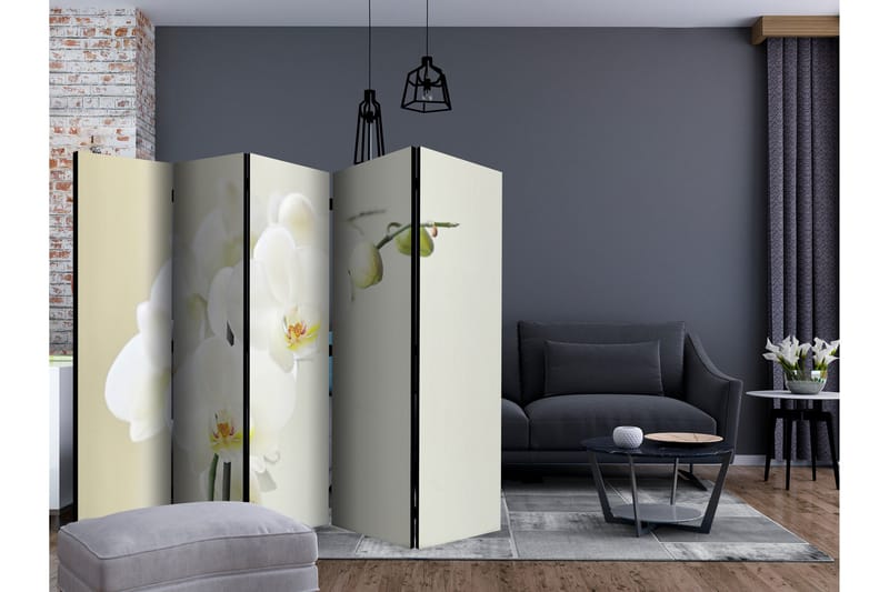 Tilanjakaja White orchid II 225x172 - Artgeist sp. z o. o. - Sisustustuotteet - Tilanjakaja & sermi