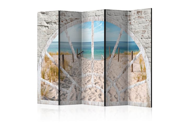 Tilanjakaja Window View - Beach II 225x172 - Artgeist sp. z o. o. - Tilanjakaja & sermi - Taittuva sermi