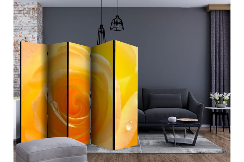 Tilanjakaja Yellow rose II 225x172 - Artgeist sp. z o. o. - Sisustustuotteet - Tilanjakaja & sermi