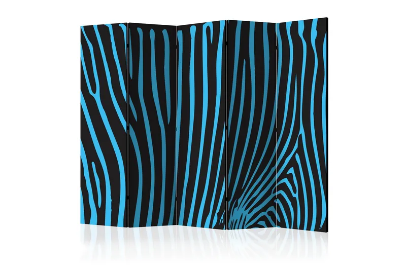 Tilanjakaja Zebra Pattern Turquoise II, Artgeist sp. z o. o.