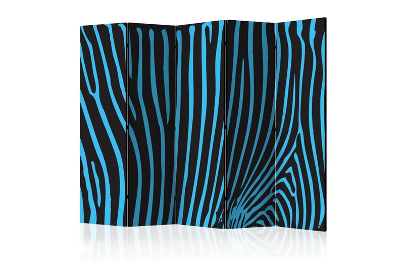Tilanjakaja Zebra Pattern Turquoise II, Artgeist sp. z o. o.