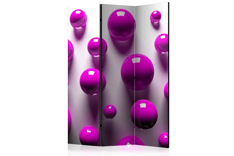 Tilanjakaja Purple Balls 135x172, Artgeist sp. z o. o.
