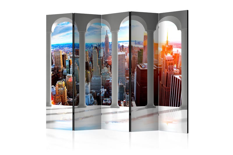 Tilanjakaja Pillars and New York II 225x172 - Artgeist sp. z o. o. - Sisustustuotteet - Tilanjakaja & sermi