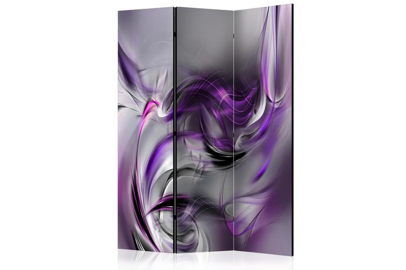 Tilanjakaja Purple Swirls II 135x172 - Artgeist sp. z o. o. - Tilanjakaja & sermi - Taittuva sermi