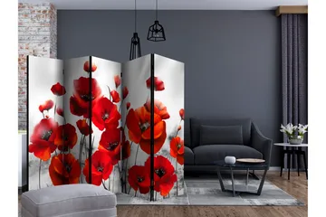 Tilanjakaja Poppies in the Moonlight II - Artgeist sp. z o. o. - Sisustustuotteet - Tilanjakaja & sermi