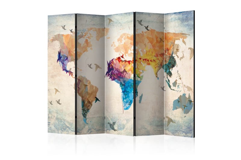 Tilanjakaja Paper birds II 225x172, Artgeist sp. z o. o.