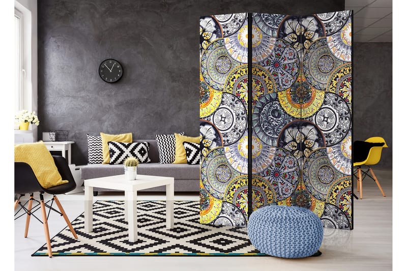 Tilanjakaja Painted Exoticism 135x172 - Artgeist sp. z o. o. - Sisustustuotteet - Tilanjakaja & sermi