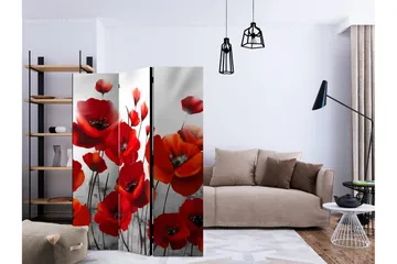Tilanjakaja Poppies in the Moonlight - Artgeist sp. z o. o. - Sisustustuotteet - Tilanjakaja & sermi