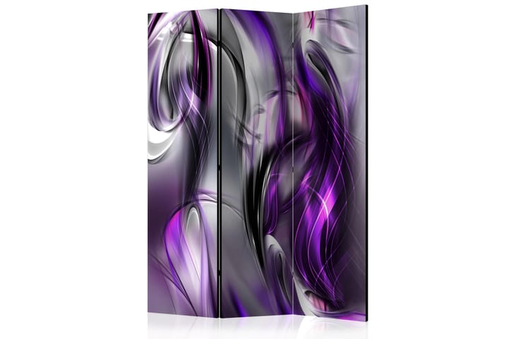 Tilanjakaja Purple Swirls 135x172 - Artgeist sp. z o. o. - Tilanjakaja & sermi - Taittuva sermi