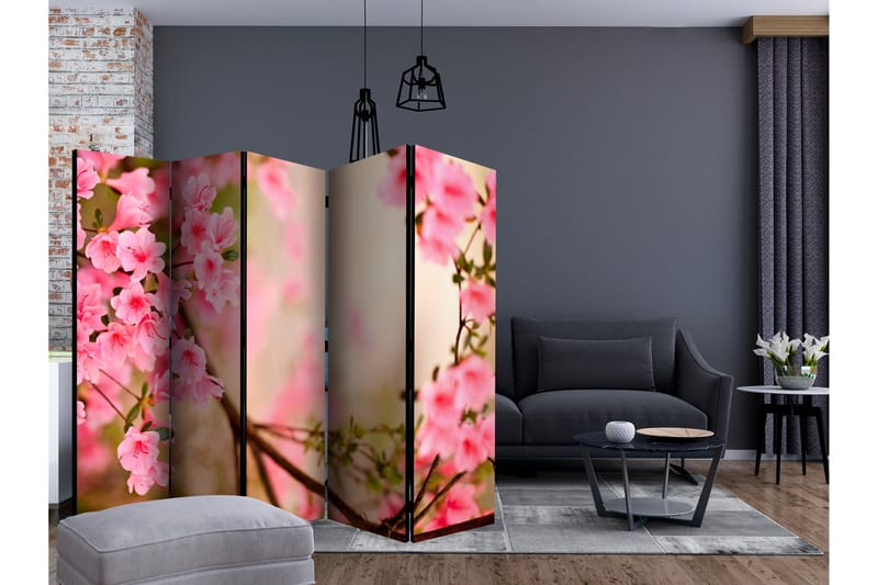 Tilanjakaja Pink azalea II 225x172 - Artgeist sp. z o. o. - Sisustustuotteet - Tilanjakaja & sermi