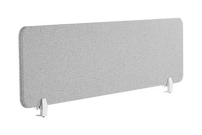 Kirjoituspöydän sermi Wally 180x40 cm, Valkoinen