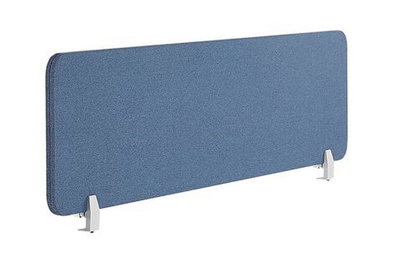 Sermi työpöytään 160 x 40 cm Sininen WALLY - Sininen - Sisustustuotteet - Tilanjakaja & sermi - Työpöydän sermi