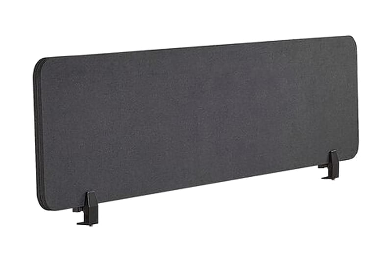 Sermi työpöytään 180x40 cm Harmaa WALLY - Harmaa - Sisustustuotteet - Tilanjakaja & sermi - Työpöydän sermi