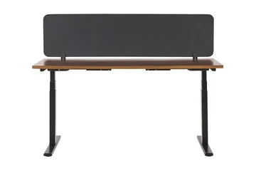 Sermi työpöytään 180x40 cm Harmaa WALLY - Harmaa - Sisustustuotteet - Tilanjakaja & sermi - Työpöydän sermi