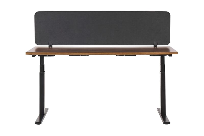 Sermi työpöytään 180x40 cm Harmaa WALLY - Harmaa - Sisustustuotteet - Tilanjakaja & sermi - Työpöydän sermi