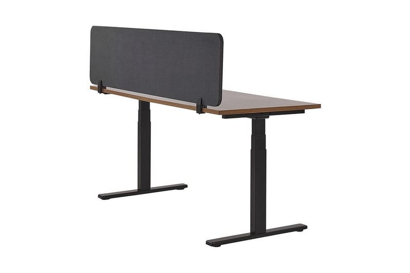 Sermi työpöytään 180x40 cm Harmaa WALLY - Harmaa - Sisustustuotteet - Tilanjakaja & sermi - Työpöydän sermi