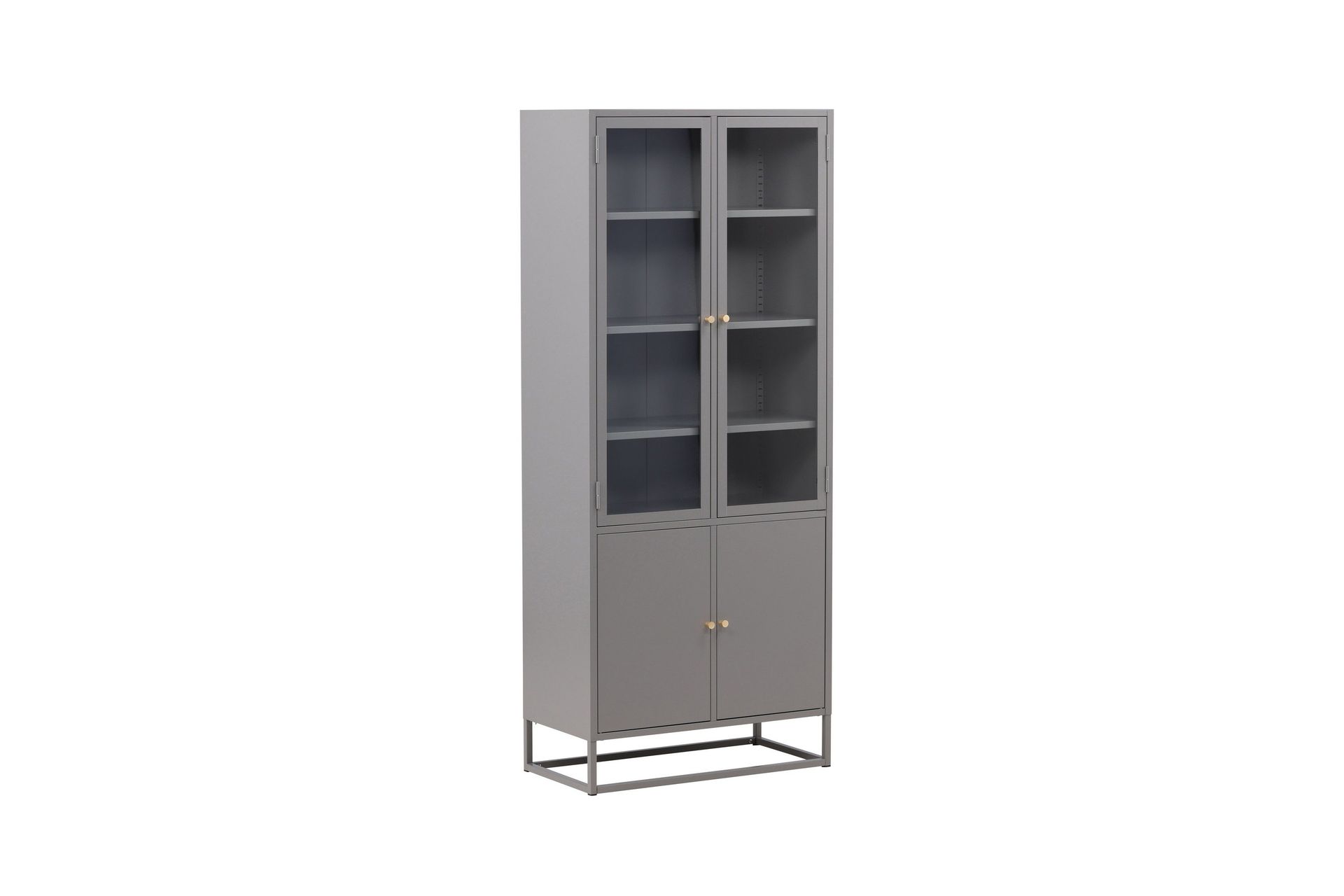 Kirjahylly Venture Home Bakal-kirjahylly 80x40,5x190 cm Ljusgrå -