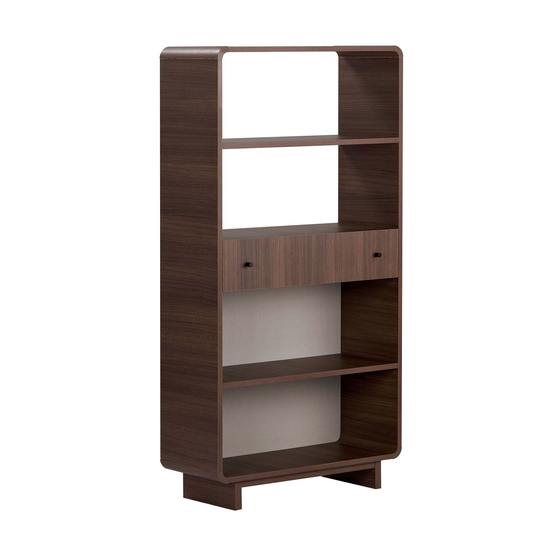 Zavio Kirjahylly 78x153x34 cm - Pähkinä