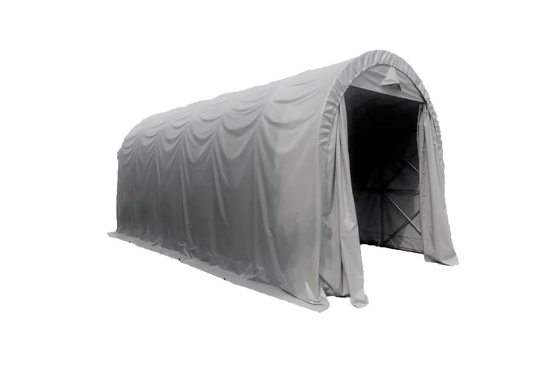 Fornorth Autotalli 4x8 m - Harmaa - Talo & remontointi - Autotalli & korjaamo - Autotalli - Pressutalli