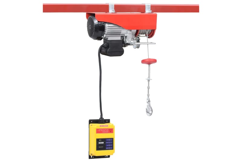 Sähköinen nostin langattomalla kaukosäätimellä 1000W 600kg - Punainen - Piha & ulkoaltaat - Piha-alue - Ulkosäilytys - Autotallin sisustus & säilytys