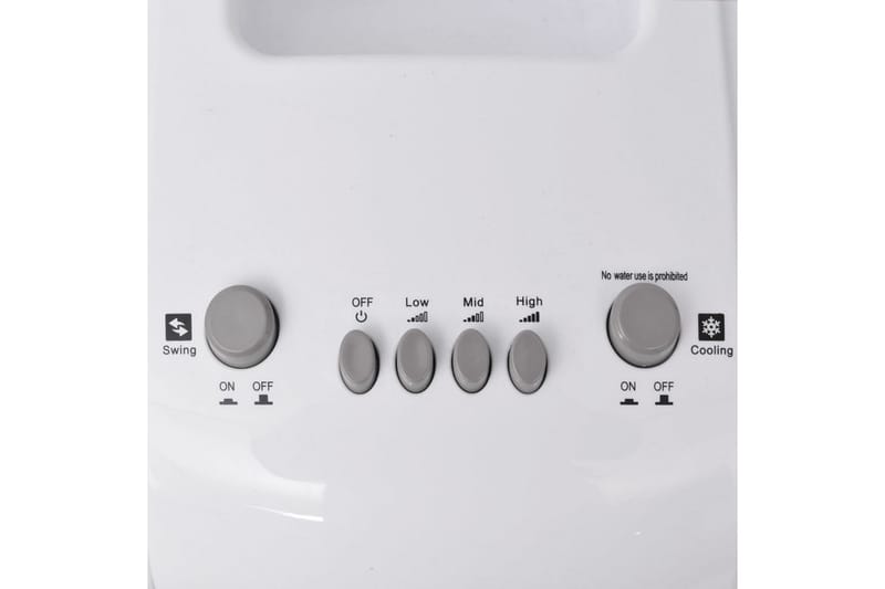 Ilmanjäähdytin 80 W 4 L 270 m³/h 25x26x56 cm - Talo & remontointi - Ilmastointi - Ilmastointilaitteet & viilennys - Siirrettävä ilmastointilaite