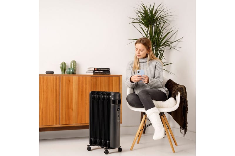 Öljytäytteinen lämmitin Taurus Agadir Connect - Musta - Talo & remontointi - Ilmastointi - Lämmitys - Lampöpatteri