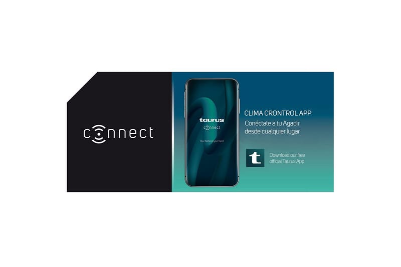 Öljytäytteinen lämmitin Taurus Agadir Connect - Musta - Talo & remontointi - Ilmastointi - Lämmitys - Lampöpatteri