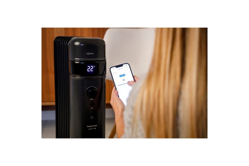 Öljytäytteinen lämmitin Taurus Agadir Connect - Musta - Talo & remontointi - Ilmastointi - Lämmitys - Lampöpatteri