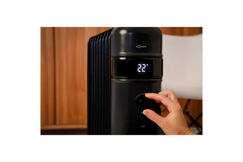 Öljytäytteinen lämmitin Taurus Agadir Connect - Musta - Talo & remontointi - Ilmastointi - Lämmitys - Lampöpatteri