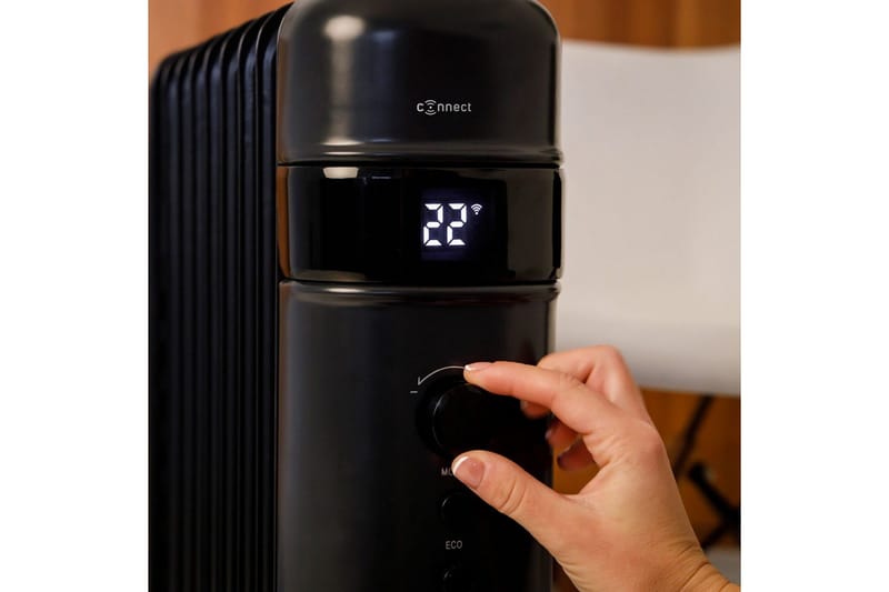 Öljytäytteinen lämmitin Taurus Agadir Connect - Musta - Talo & remontointi - Ilmastointi - Lämmitys - Lampöpatteri