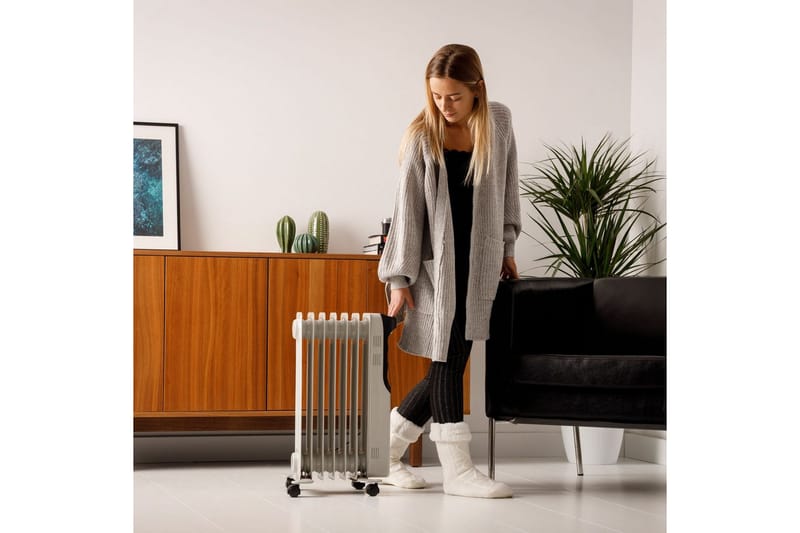 Öljytäytteinen lämmitin Taurus New Dakar - Hopea - Talo & remontointi - Ilmastointi - Lämmitys - Lampöpatteri