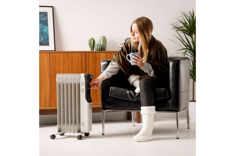 Öljytäytteinen lämmitin Taurus New Dakar - Hopea - Talo & remontointi - Ilmastointi - Lämmitys - Lampöpatteri