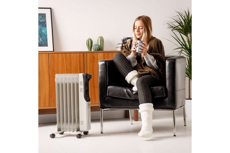 Öljytäytteinen lämmitin Taurus New Dakar - Hopea - Talo & remontointi - Ilmastointi - Lämmitys - Lampöpatteri