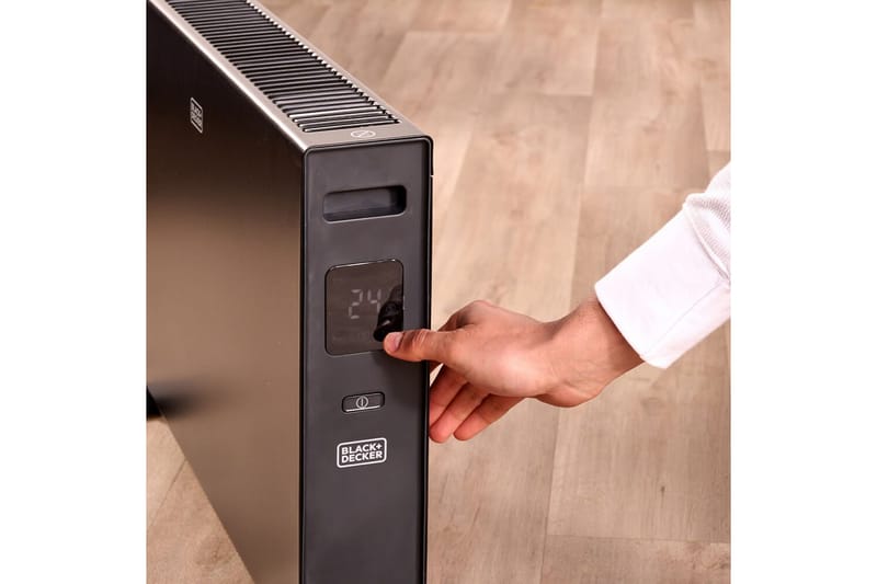Konvektorilämmitin Black+Decker Digitaalinen 2000W Musta - Musta - Talo & remontointi - Ilmastointi - Lämmitys - Lampöpatteri