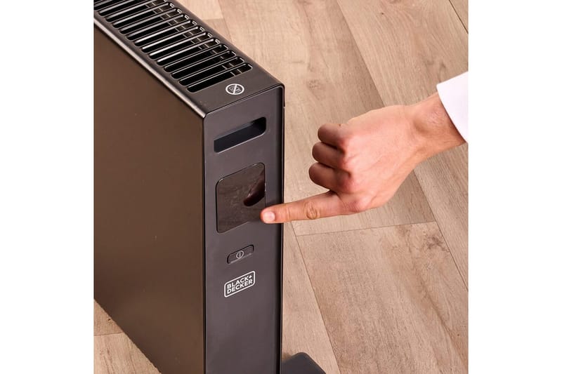 Konvektorilämmitin Black+Decker Digitaalinen 2000W Musta - Musta - Talo & remontointi - Ilmastointi - Lämmitys - Lampöpatteri
