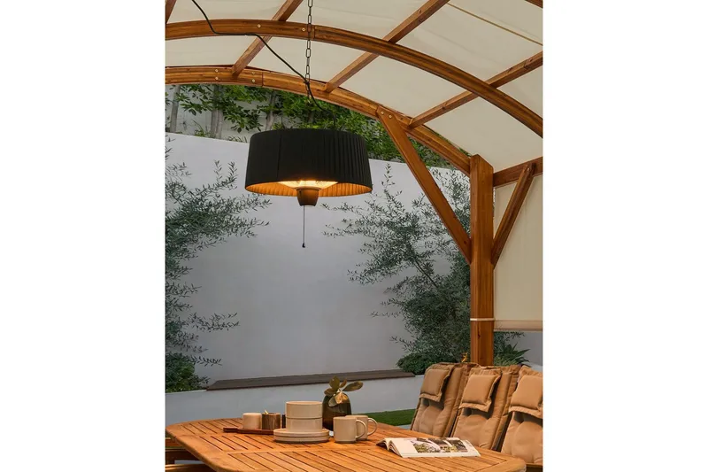 Terassilämmitin Ascea - Musta - Talo & remontointi - Ilmastointi - Lämmitys - Lämmitys ulkotilaan - Infrapunalämmitin