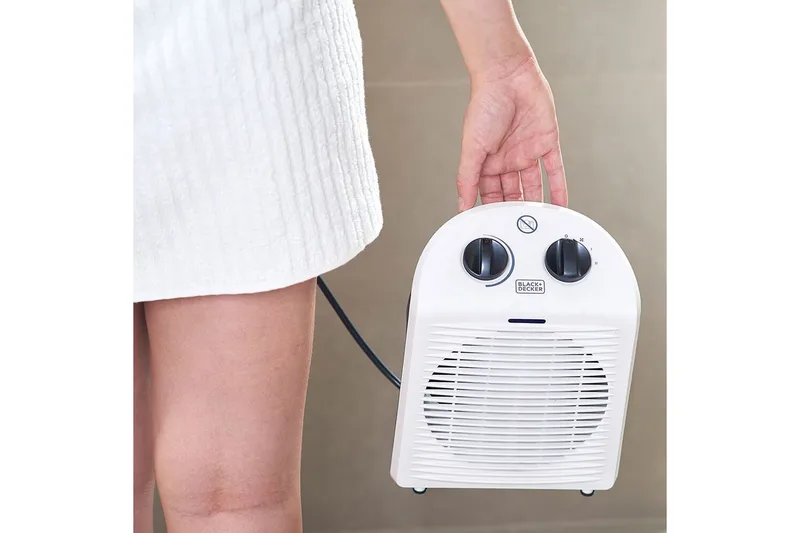 Lämpöpuhallin Black+Decker 2000W Valkoinen - Valkoinen - Talo & remontointi - Ilmastointi - Lämmitys - Lampöpatteri