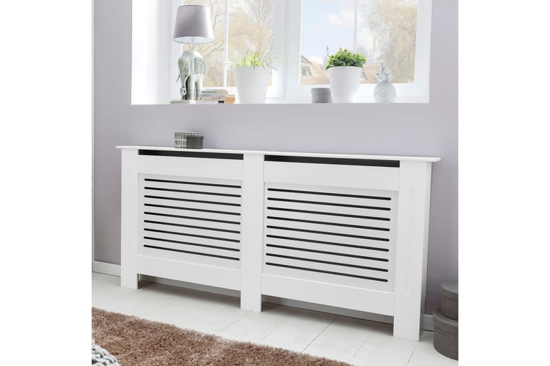 Elementtisuojus Ebchester 152x19 cm - Valkoinen - Talo & remontointi - Ilmastointi - Lämmitys - Lampöpatteri