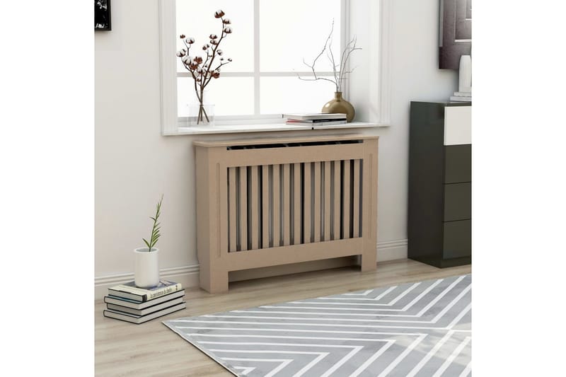 Lämpöpatterin suoja 112x19x81 cm MDF - Talo & remontointi - Ilmastointi - Lämmitys - Lampöpatteri